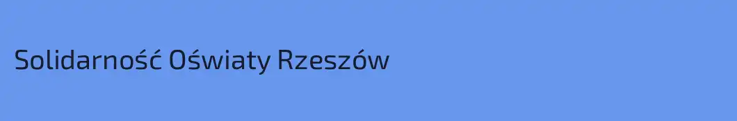 Solidarność Oświaty Rzeszów